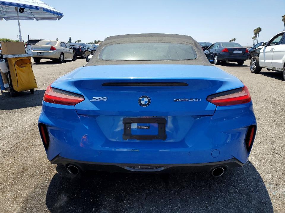 2020 BMW Z4 VIN WBAHF3C06LWW54031 COPART salvage auction — FRONT END, Ca - Salvage Certificate, sold $12,000 on 2026-07-24 (photo 6)