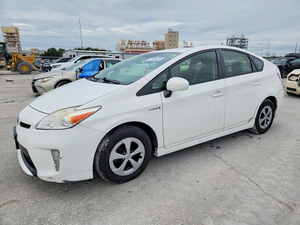 2013 Toyota Prius VIN JTDKN3DU4D5574795 COPART salvage auction — MINOR DENT/SCRATCHES, Mi - Certificate Of Title, sold $70 on 2026-07-29 (photo 1)