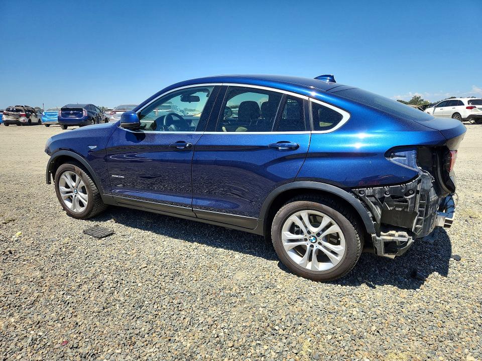 2016 BMW X4 VIN 5UXXW3C54G0R22141 COPART salvage auction — REAR END, Ca - Salvage Certificate, sold $625 on 2026-07-28 (photo 2)