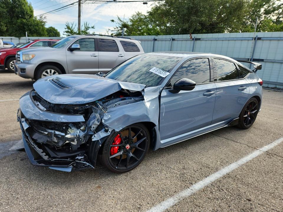 2025 Honda Civic VIN JHMFL5G42SX006947 COPART salvage auction — FRONT END, Oh - Cert Of Title-Salvage, sold $8,200 on 2026-07-31 (photo 1)