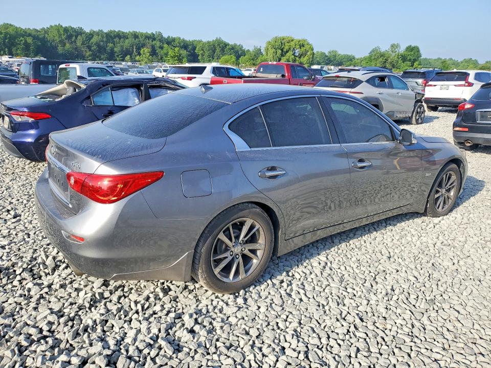 2017 Infiniti Q50 VIN JN1EV7AR7HM840507 COPART salvage auction — NORMAL WEAR, Oh - Cert Of Title-Rebuilt Salvage (P), sold $1,600 on 2026-07-09 (photo 3)