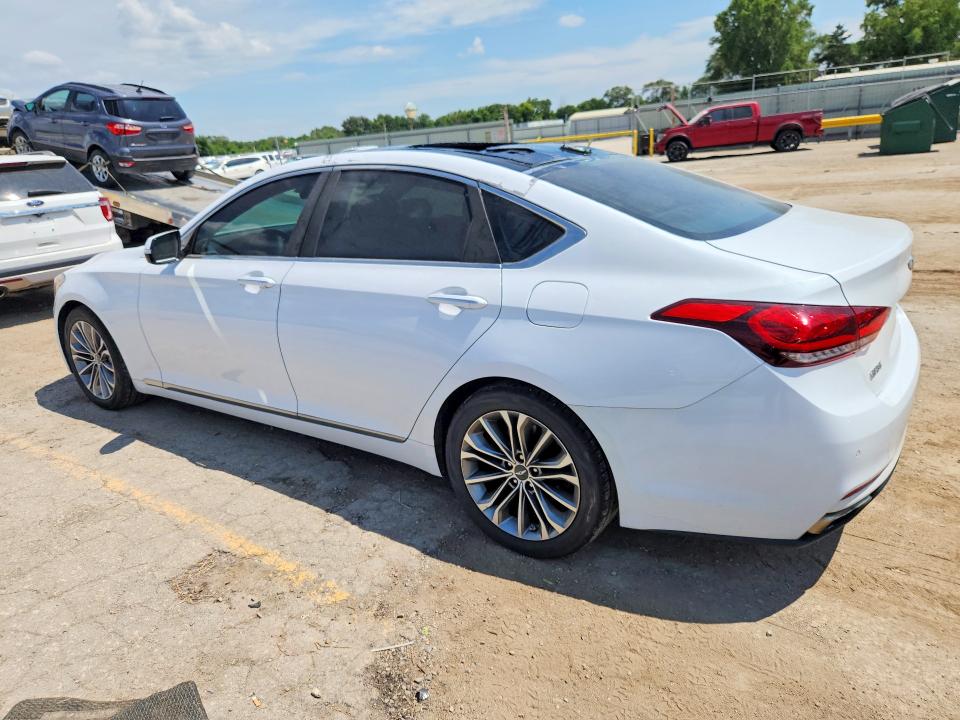 2015 Hyundai Genesis VIN KMHGN4JE4FU063875 COPART salvage auction — HAIL, KS - CERT OF TITLE-SALVAGE (P), sold $1,200 on 2026-07-27 (photo 2)