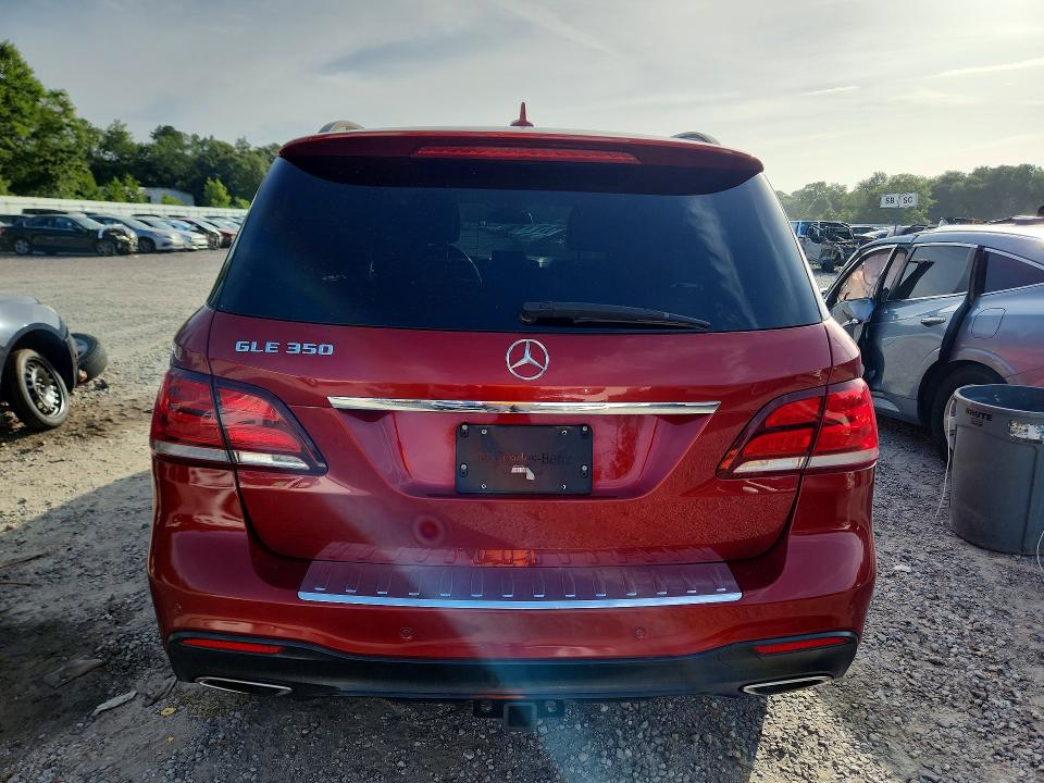 2017 Mercedes-benz Gle VIN 4JGDA5JB7HA826888 COPART salvage auction — NORMAL WEAR, Sc - Certificate Of Title, sold $7,300 on 2026-08-28 (photo 6)