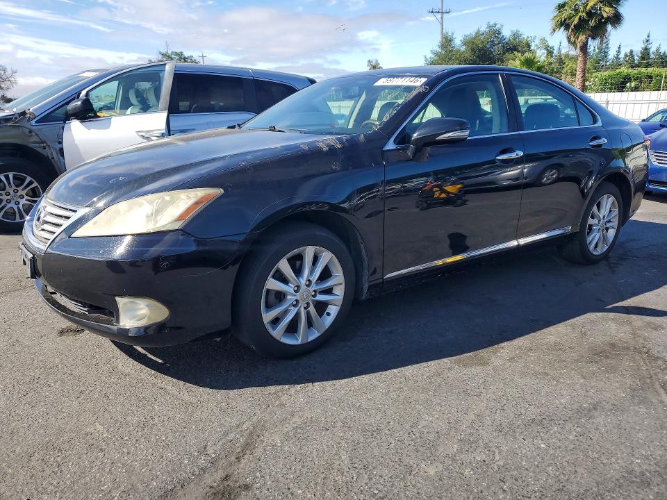 2010 Lexus ES VIN JTHBK1EG4A2390782 COPART salvage auction — VANDALISM, CA - SALVAGE CERTIFICATE, sold $600 on 2026-07-28 (photo 1)