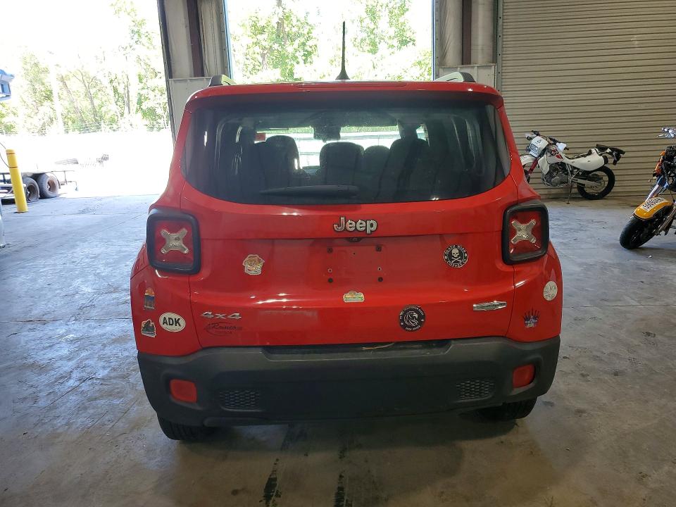 2017 Jeep Renegade VIN ZACCJBBB5HPF50739 COPART salvage auction — FRONT END, Ny - Mv-907A Salvage Certificate, sold $475 on 2026-08-17 (photo 6)