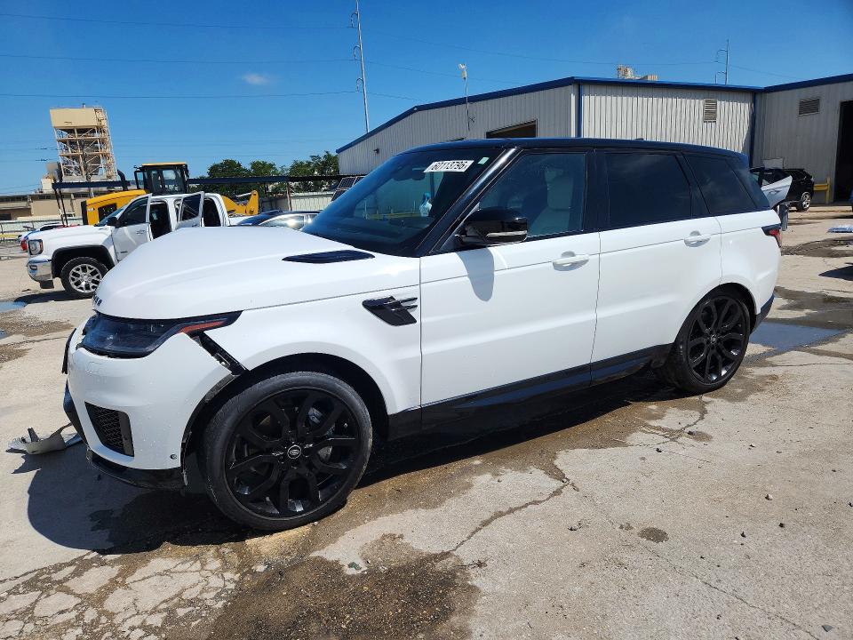2022 Land rover Range rover sport VIN SALWR2SU3NA206841 COPART salvage auction — FRONT END, La - Cert Of Title-Salvage, sold $9,700 on 2026-08-19 (photo 1)