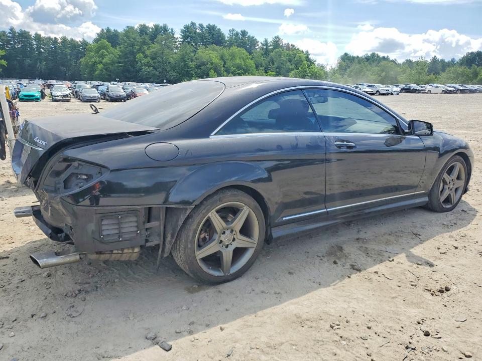 2010 Mercedes-benz Cl-klasse VIN WDDEJ8GB0AA025524 COPART salvage auction — REAR END, Ma - Cert Of Title-Reconstrctd Coll, sold $1,550 on 2026-08-17 (photo 3)