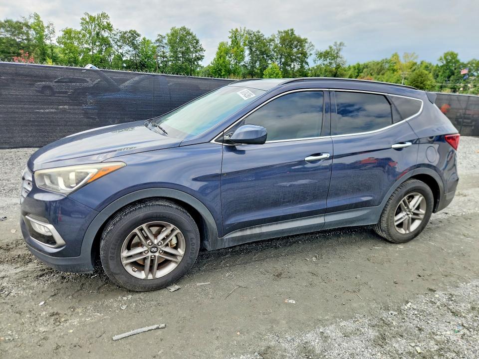 2017 Hyundai Santa fe VIN 5XYZU3LB4HG425995 COPART salvage auction — MECHANICAL, Sc - Certificate Of Title, sold $3,250 on 2026-07-25 (photo 1)
