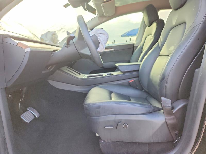 2025 Tesla Model y VIN 7SAYGDEE8SA362351 COPART salvage auction — FRONT END, Salvage Title, sold $10,300 on 2026-09-10 (photo 7)