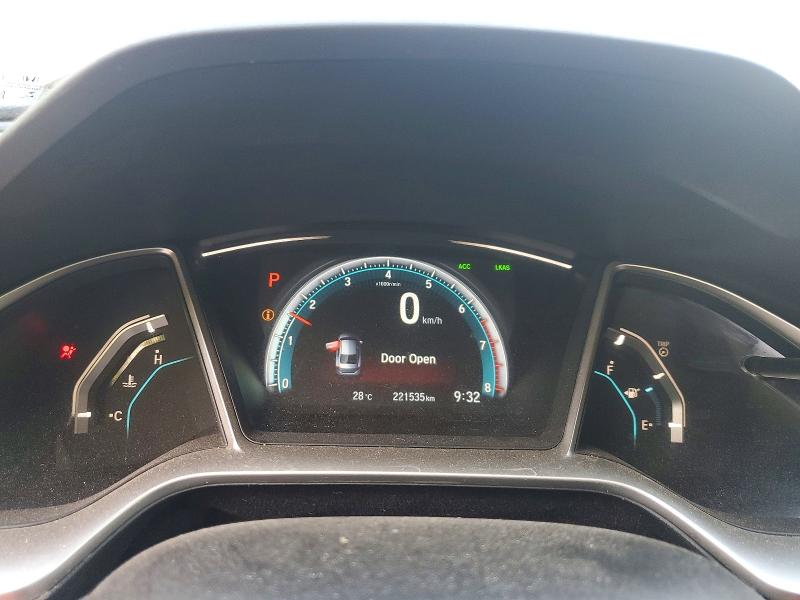 2016 Honda Civic VIN 2HGFC1F95GH109994 COPART salvage auction — SIDE, ON - PERMIT NO BRAND - UNFIT, sold $4,750 on 2026-07-28 (photo 9)