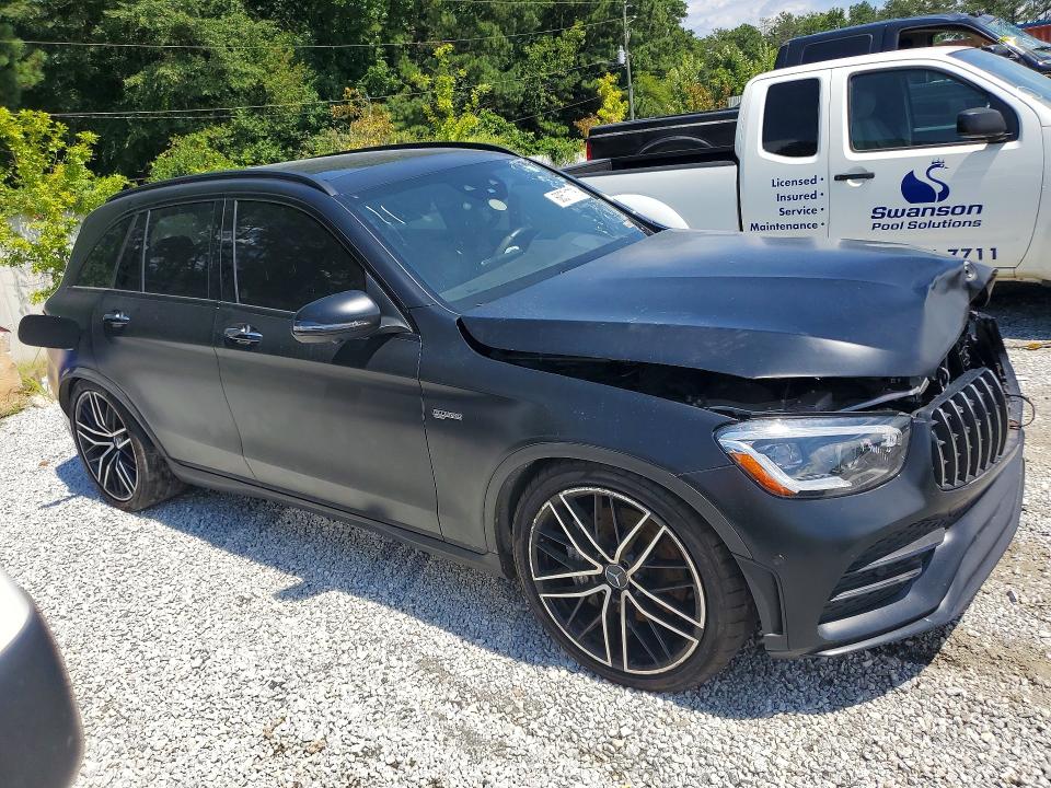 2021 Mercedes-benz Glc VIN W1N0G6EB0MG012552 COPART salvage auction — FRONT END, MO - CERT OF TITLE-REPOSSESSED (P), sold $19,000 on 2026-07-28 (photo 4)