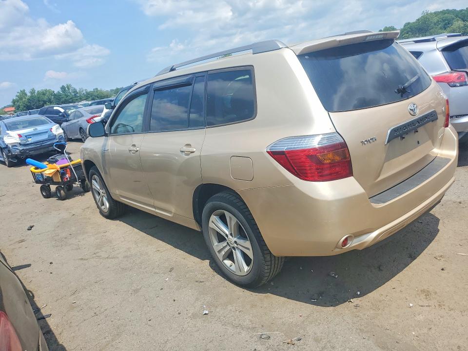 2008 Toyota Highlander VIN JTEES43A682047198 COPART salvage auction — MINOR DENT/SCRATCHES, Ct - Certificate Of Title, sold $2,400 on 2026-07-28 (photo 2)
