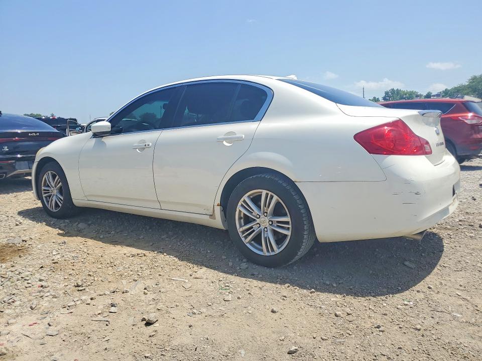 2011 Infiniti G25 VIN JN1DV6AR8BM650633 COPART salvage auction — WATER/FLOOD, OH - CERT OF TITLE-SALVAGE FLOOD, sold $375 on 2026-07-10 (photo 2)