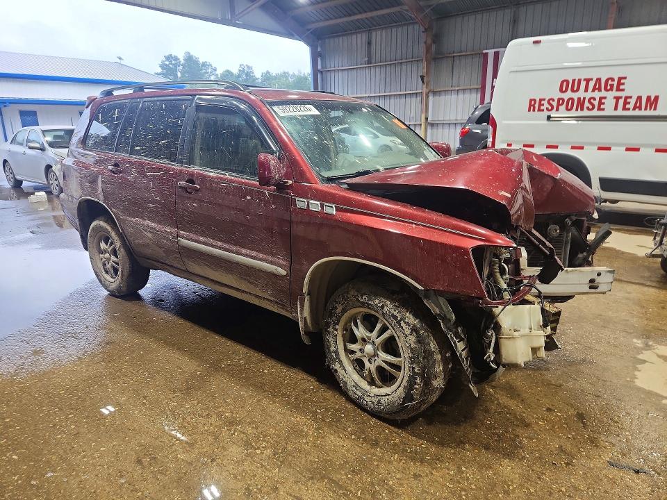 2005 Toyota Highlander VIN JTEDP21A050059200 COPART salvage auction — FRONT END, La - Cert Of Title-Salvage, sold $750 on 2026-07-14 (photo 4)