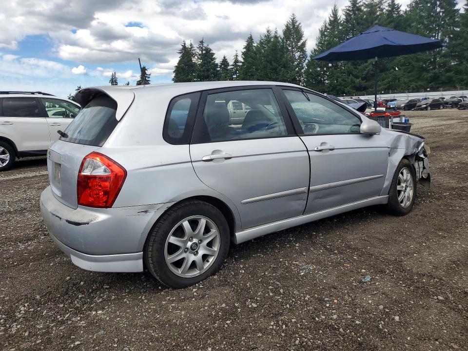 2005 Kia Spectra VIN KNAFE161755113808 COPART salvage auction — FRONT END, WA - BILL OF SALE, sold $250 on 2026-07-31 (photo 3)
