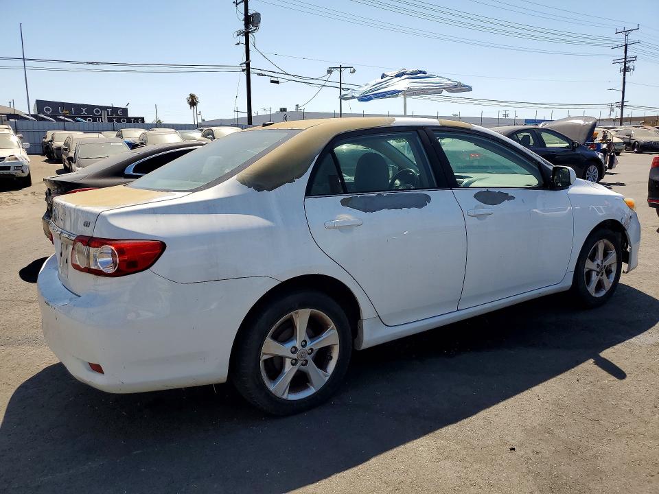 2013 Toyota Corolla VIN 5YFBU4EE9DP124451 COPART salvage auction — FRONT END, Ca - App For Dup Clean Or Ac, sold $700 on 2026-07-23 (photo 3)