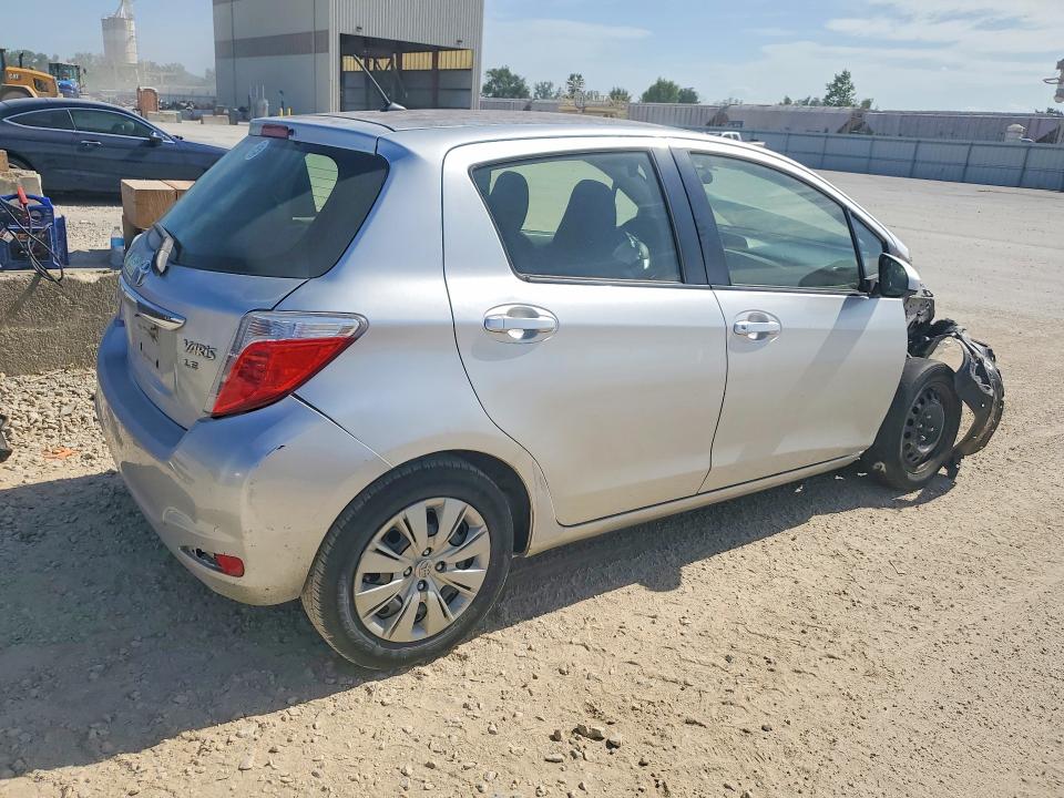 2012 Toyota Yaris VIN JTDKTUD38CD524196 COPART salvage auction — FRONT END, Mt - Dealer Only Clean Title, sold $200 on 2026-07-23 (photo 3)