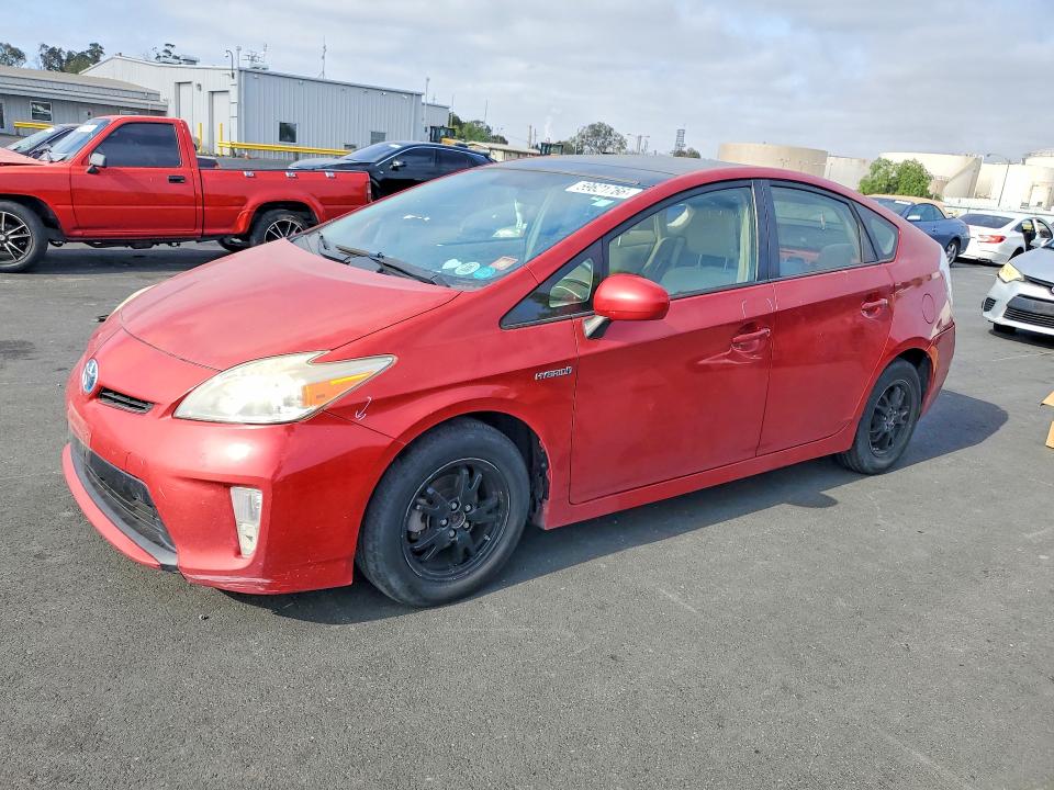 2014 Toyota Prius VIN JTDKN3DU5E1759088 COPART salvage auction — VANDALISM, CA - SALVAGE CERTIFICATE, sold $1,350 on 2026-07-22 (photo 1)