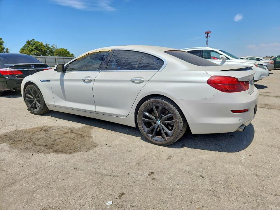 2013 BMW 6er VIN WBA6A0C53DDZ03561 COPART salvage auction — REAR END, Ca - Salvage Certificate, sold $1,650 on 2026-08-07 (photo 2)