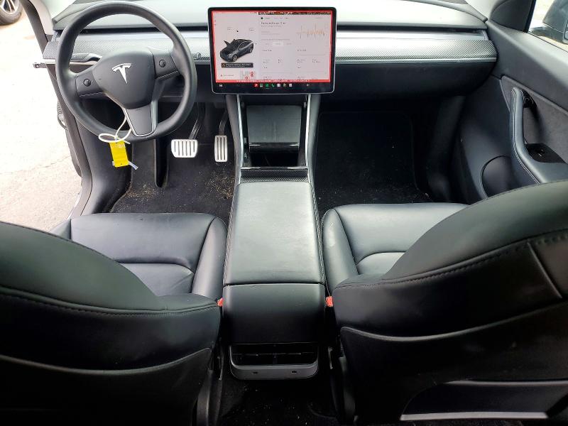 2020 Tesla Model y VIN 5YJYGDEF4LF001824 COPART salvage auction — FRONT END, Nj - Cert Of Title-Salvage, sold $3,250 on 2026-07-23 (photo 8)