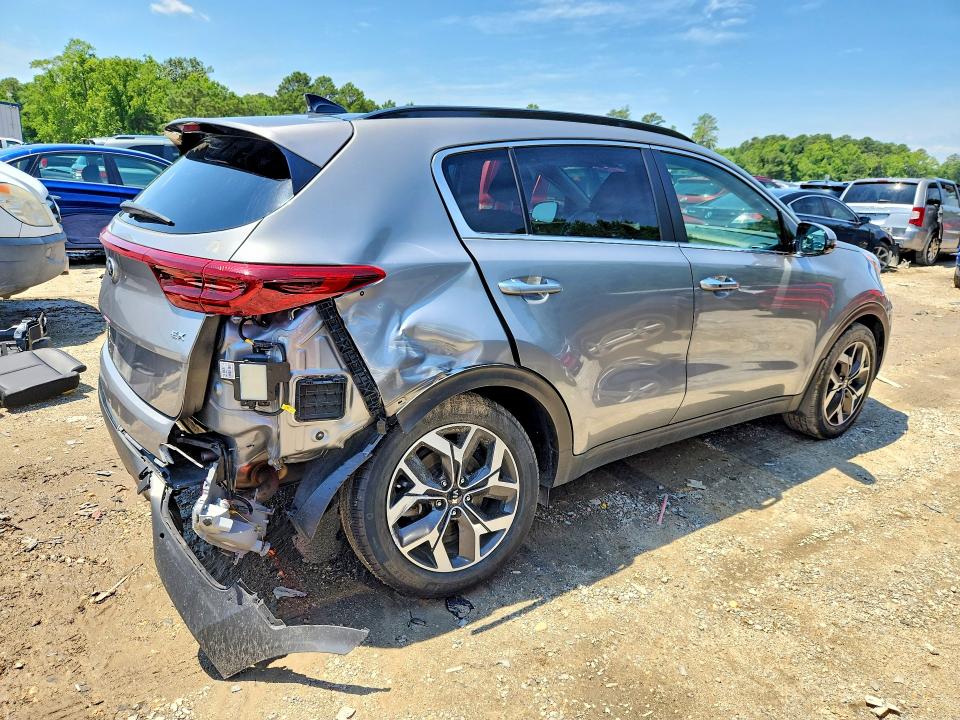 2022 Kia Sportage VIN KNDPN3AC4N7009275 COPART salvage auction — REAR END, Va - Cert Of Title - Salvage, sold $1,850 on 2026-07-21 (photo 3)