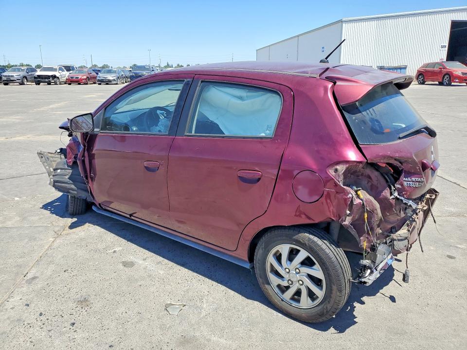 2017 Mitsubishi Mirage VIN ML32A4HJ5HH020822 COPART salvage auction — FRONT END, CA - SALVAGE CERTIFICATE, sold $175 on 2026-09-14 (photo 2)