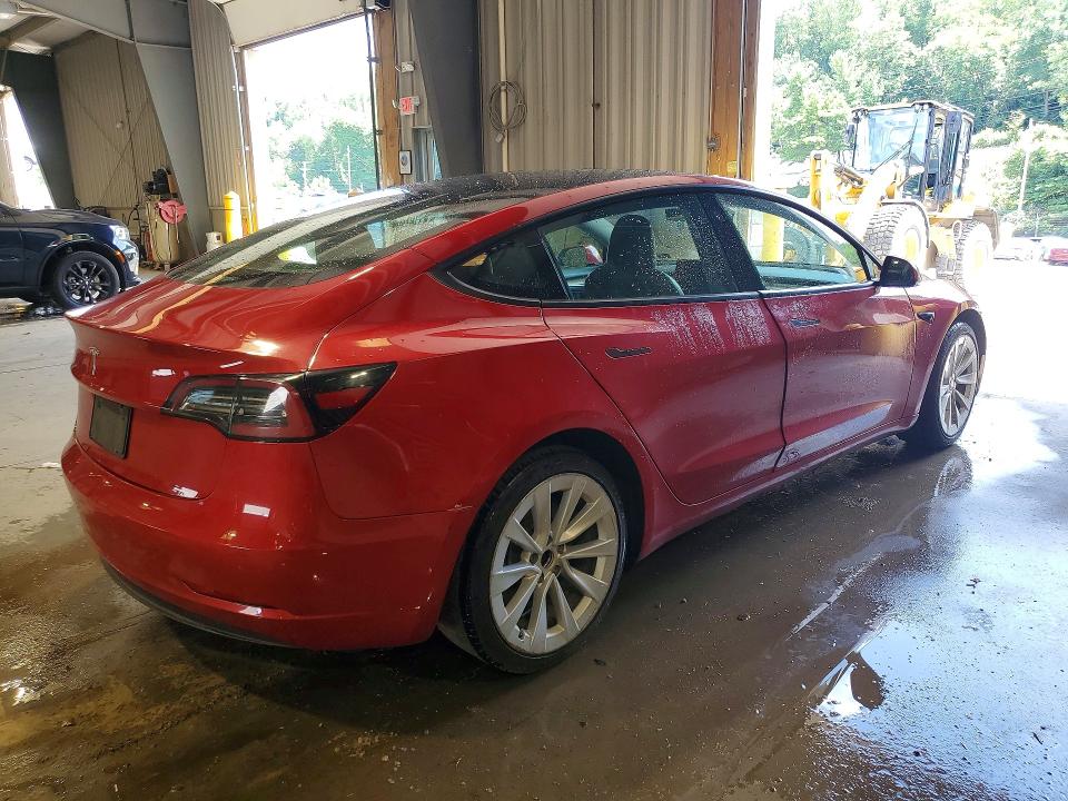 2022 Tesla Model 3 VIN 5YJ3E1EA3NF371300 COPART salvage auction — UNDERCARRIAGE, NY - CERTIFICATE OF TITLE, sold $550 on 2026-07-22 (photo 3)