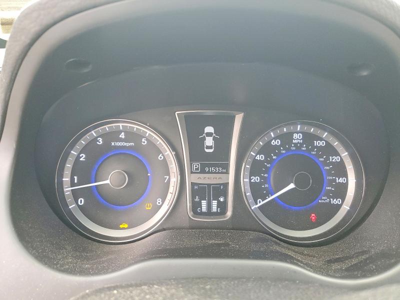 2014 Hyundai Azera VIN KMHFG4JG7EA396482 COPART salvage auction — ROOF, Md - Cert Of Salvage < 75% Damage, sold $1,600 on 2026-07-28 (photo 9)