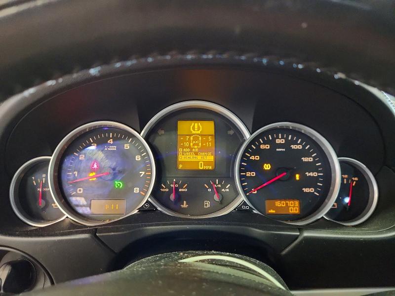 2009 Porsche Cayenne VIN WP1AD29P89LA60123 COPART salvage auction — NORMAL WEAR, Tn - Salvage Cert-Rebuilt Vehicle, sold $1,250 on 2026-07-27 (photo 9)