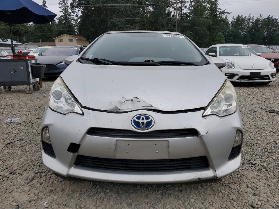 2014 Toyota Prius c VIN JTDKDTB35E1061366 COPART salvage auction — REAR END, Wa - Bill Of Sale, sold $725 on 2026-07-10 (photo 5)