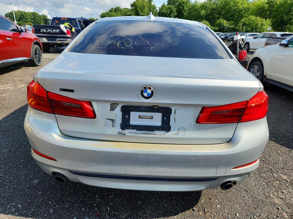 2018 BMW 5 series VIN WBAJA7C55JWC75489 COPART salvage auction — FRONT END, WV - CERTIFICATE OF TITLE (P), sold $7,400 on 2026-08-03 (photo 6)