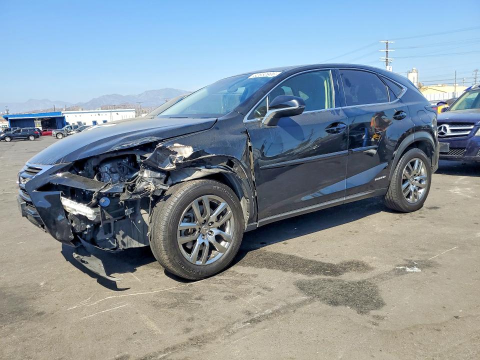 2015 Lexus Nx VIN JTJYWRBZ6F2008356 COPART salvage auction — FRONT END, Ca - Salvage Certificate, sold $250 on 2026-07-27 (photo 1)