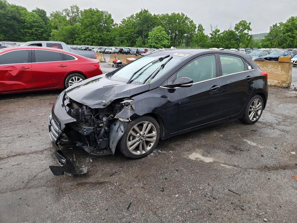 2016 Hyundai Elantra VIN KMHD35LH4GU305118 COPART salvage auction — FRONT END, Ny - Mv-907A Salvage Certificate, sold $750 on 2026-07-09 (photo 1)