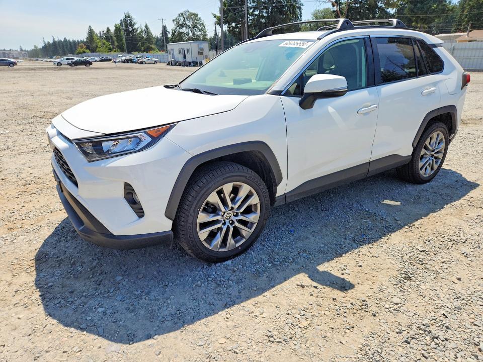 2019 Toyota Rav 4 VIN JTMA1RFVXKD042437 COPART salvage auction — REAR END, Wa - Bill Of Sale, sold $5,200 on 2026-07-24 (photo 1)