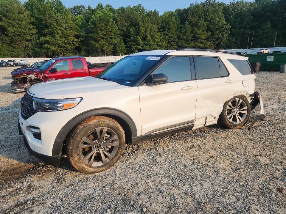 2021 Ford Explorer VIN 1FMSK7DH8MGA55896 — COPART salvage auction photo