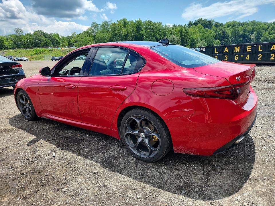 2018 Alfa romeo Giulia VIN ZARFAEEN6J7590728 COPART salvage auction — SIDE, Ny - Mv-907A Salvage Certificate, sold $10,600 on 2026-08-03 (photo 2)