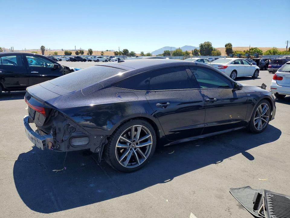 2021 Audi A7 VIN WAUVPBF24MN030954 COPART salvage auction — REAR END, CA - SALVAGE CERTIFICATE, sold $5,400 on 2026-07-29 (photo 3)