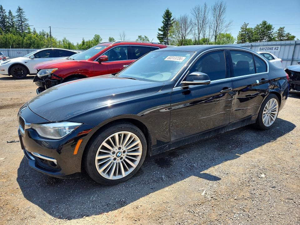 2016 BMW 3 series VIN WBA8E3C54GK503779 COPART salvage auction — SIDE, On - Permit No Brand - Unfit, sold $2,800 on 2026-08-11 (photo 1)