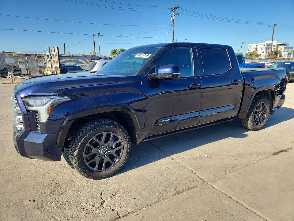 2023 Toyota Tundra VIN 5TFNA5DB7PX106863 COPART salvage auction — FRONT END, Ca - Salvage Certificate, sold $27,500 on 2026-07-20 (photo 1)