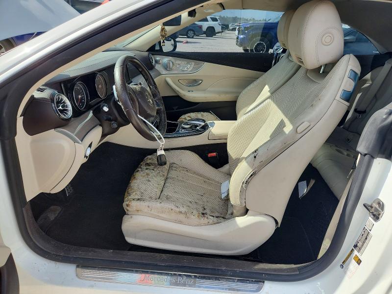 2018 Mercedes-benz E-klasse VIN WDD1K6FB1JF041591 COPART salvage auction — WATER/FLOOD, Tx - Salvage Title-Flood Damage, sold $5,800 on 2026-07-17 (photo 7)