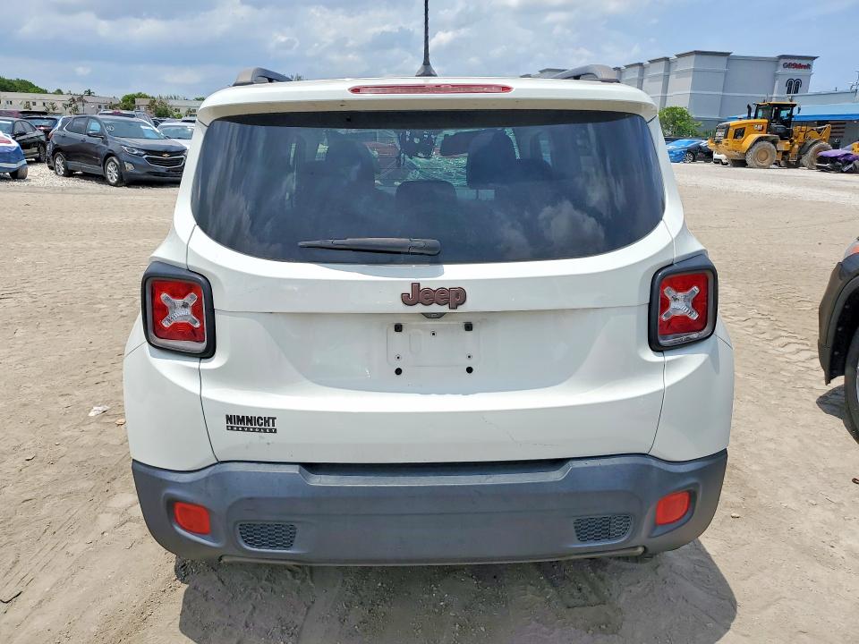 2016 Jeep Renegade VIN ZACCJABT2GPD02952 COPART salvage auction — ROOF, Fl - Cert Of Title Slvg Rebuildable, sold $2,600 on 2026-07-09 (photo 6)