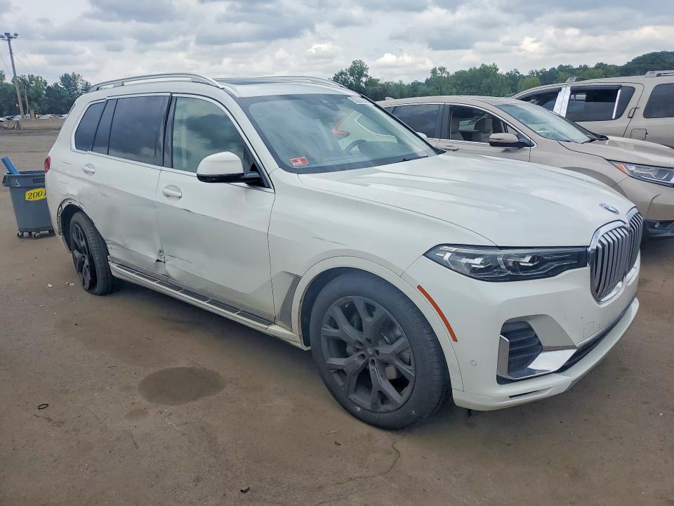 2022 BMW X7 VIN 5UXCW2C04N9K89288 COPART salvage auction — SIDE, CT - CERT OF TITLE-SALVAGE, sold $29,000 on 2026-08-25 (photo 4)