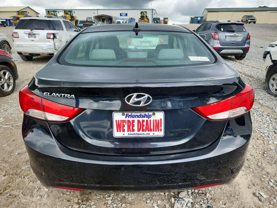 2013 Hyundai Elantra VIN KMHDH4AE0DU743912 COPART salvage auction — FRONT END, TN - SALVAGE CERTIFICATE (P), sold $175 on 2026-07-21 (photo 6)