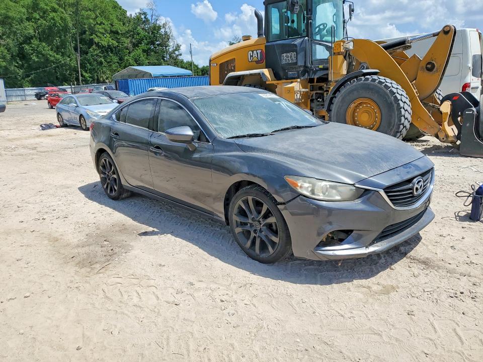 2015 Mazda 6 VIN JM1GJ1V54F1222212 COPART salvage auction — FRONT END, FL - CERTIFICATE OF TITLE, sold $10 on 2026-07-17 (photo 4)