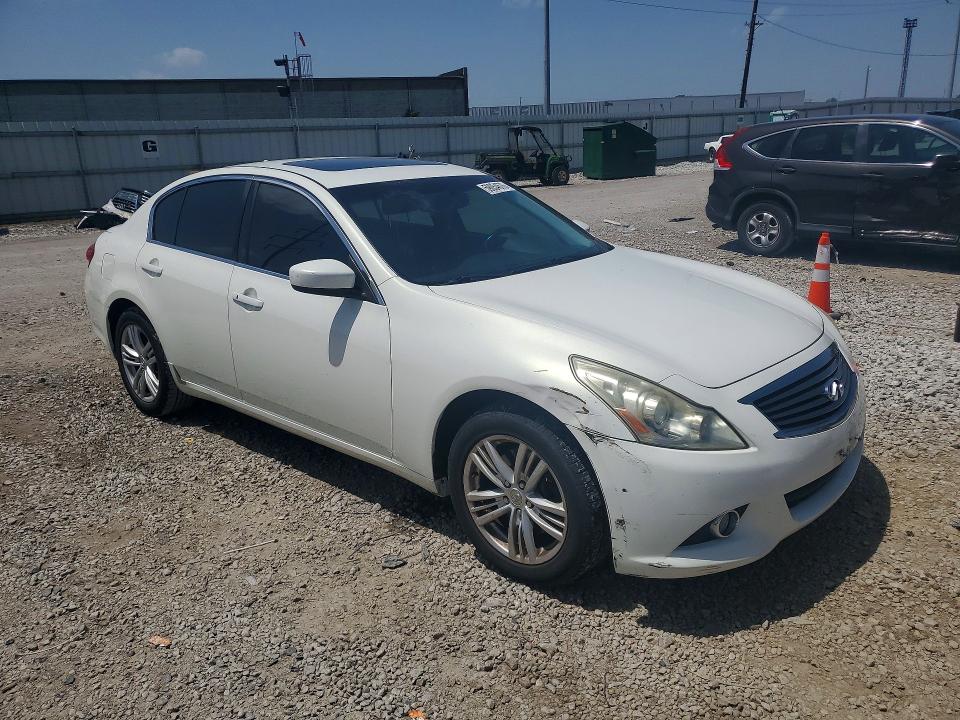 2011 Infiniti G25 VIN JN1DV6AR8BM650633 COPART salvage auction — WATER/FLOOD, OH - CERT OF TITLE-SALVAGE FLOOD, sold $375 on 2026-07-10 (photo 4)