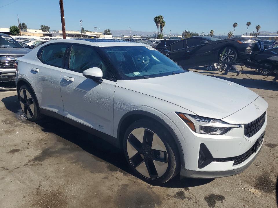 2023 Polestar 2 VIN YSMEG3KA4PL130935 COPART salvage auction — SIDE, CA - SALVAGE CERTIFICATE, sold $5,500 on 2026-07-20 (photo 4)