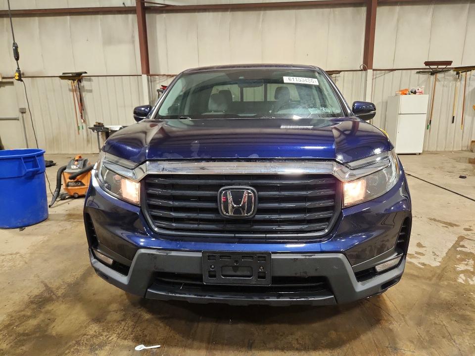 2021 Honda Ridgeline VIN 5FPYK3F59MB012874 COPART salvage auction — REAR END, PA - CERTIFICATE OF SALVAGE, sold $7,100 on 2026-07-28 (photo 5)