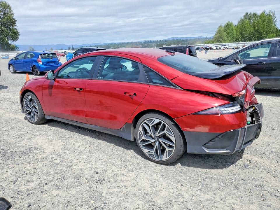 2023 Hyundai Ioniq 6 VIN KMHM34AC9PA022782 COPART salvage auction — REAR END, Wa - Bill Of Sale, sold $7,700 on 2026-08-10 (photo 2)