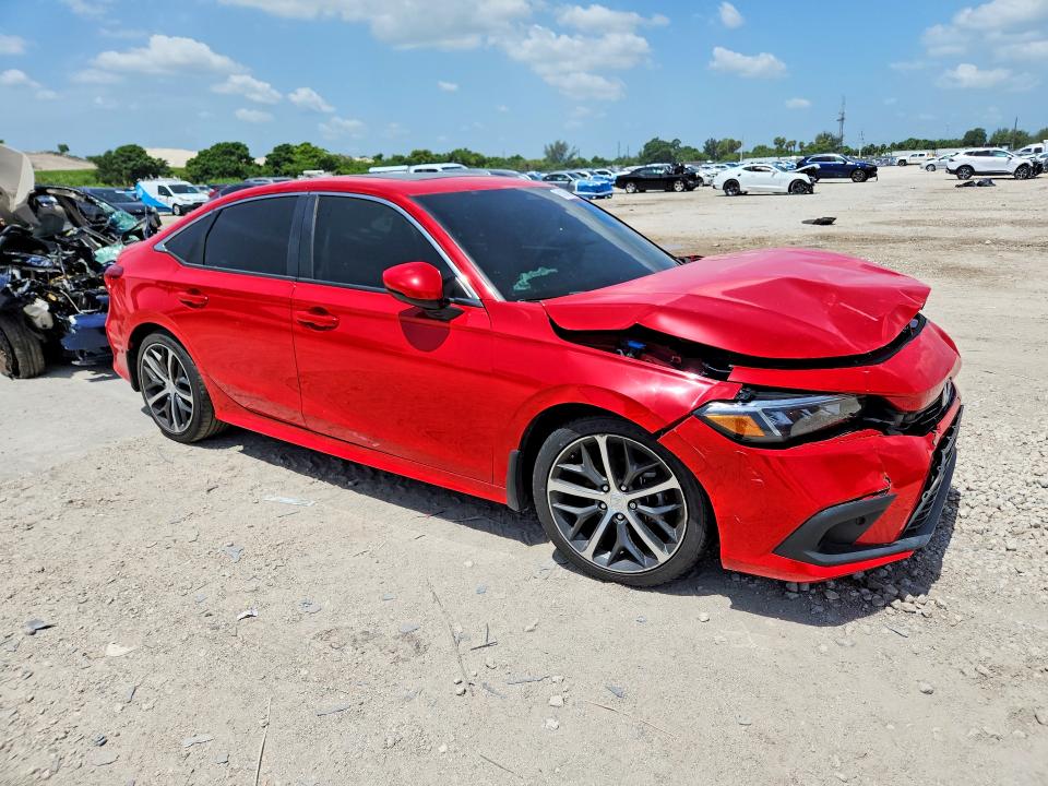 2024 Honda Civic VIN 2HGFE1F90RH302681 COPART salvage auction — FRONT END, Fl - Certificate Of Title, sold $8,600 on 2026-07-30 (photo 4)