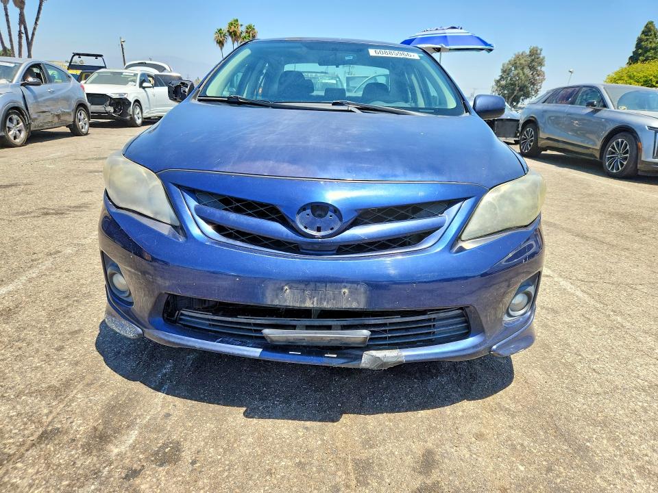 2013 Toyota Corolla VIN 5YFBU4EE2DP201399 COPART salvage auction — VANDALISM, CA - DIS/DLR/EXP ONLY CLEAN TITLE (P), sold $225 on 2026-07-24 (photo 5)